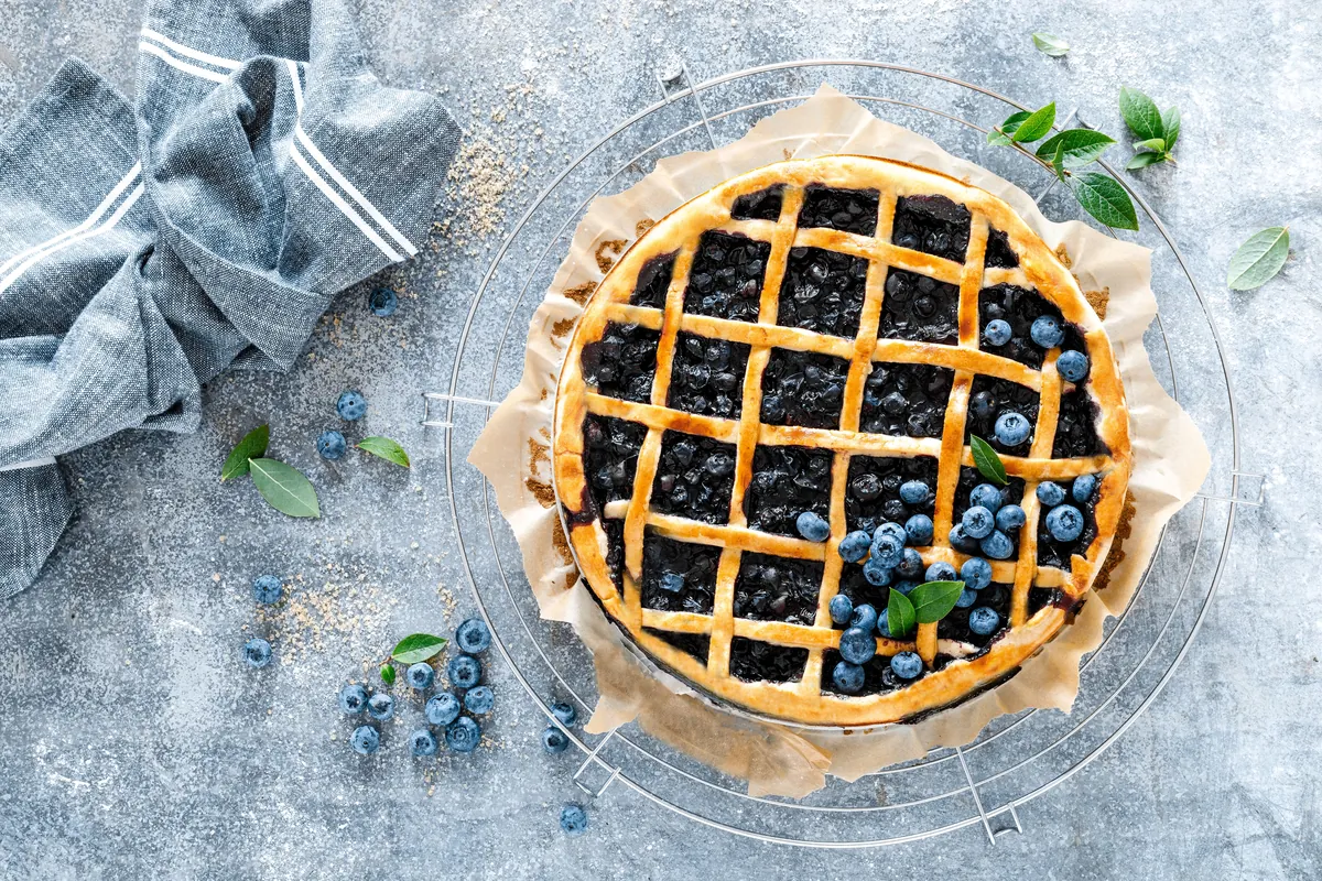 Tarte aux myrtilles