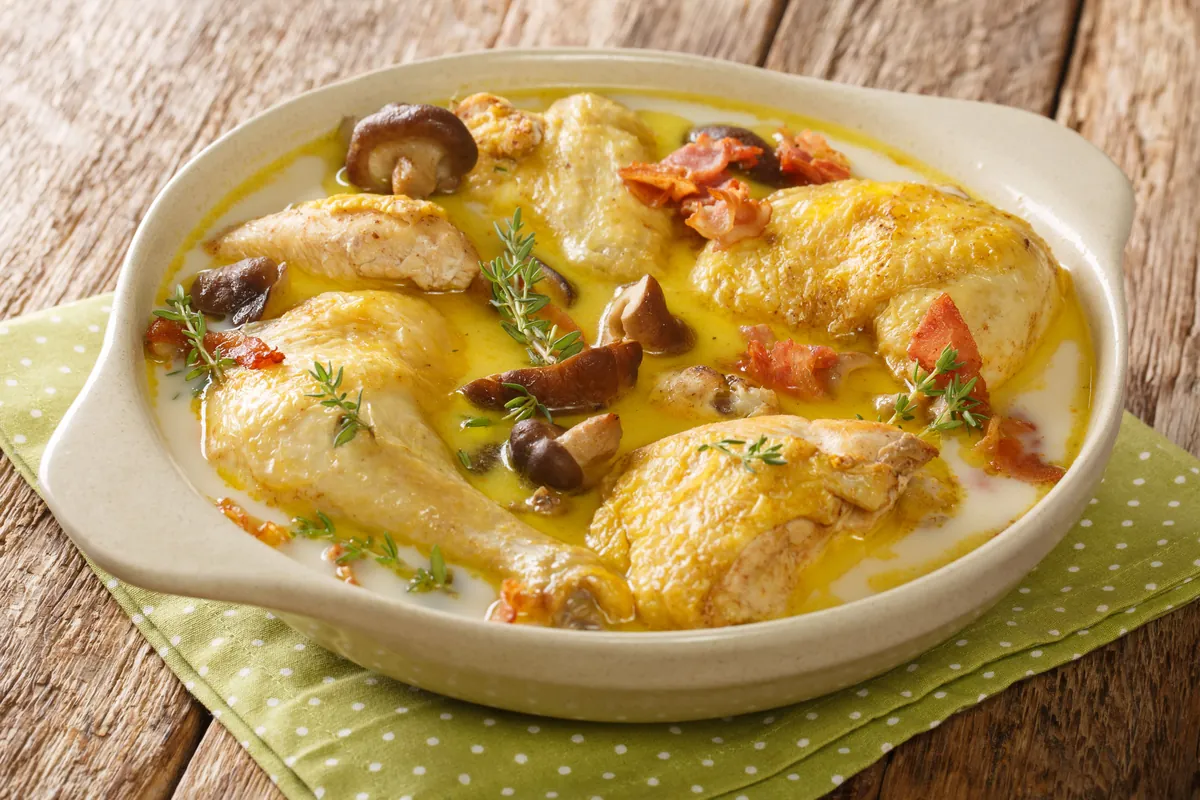Coq au riesling