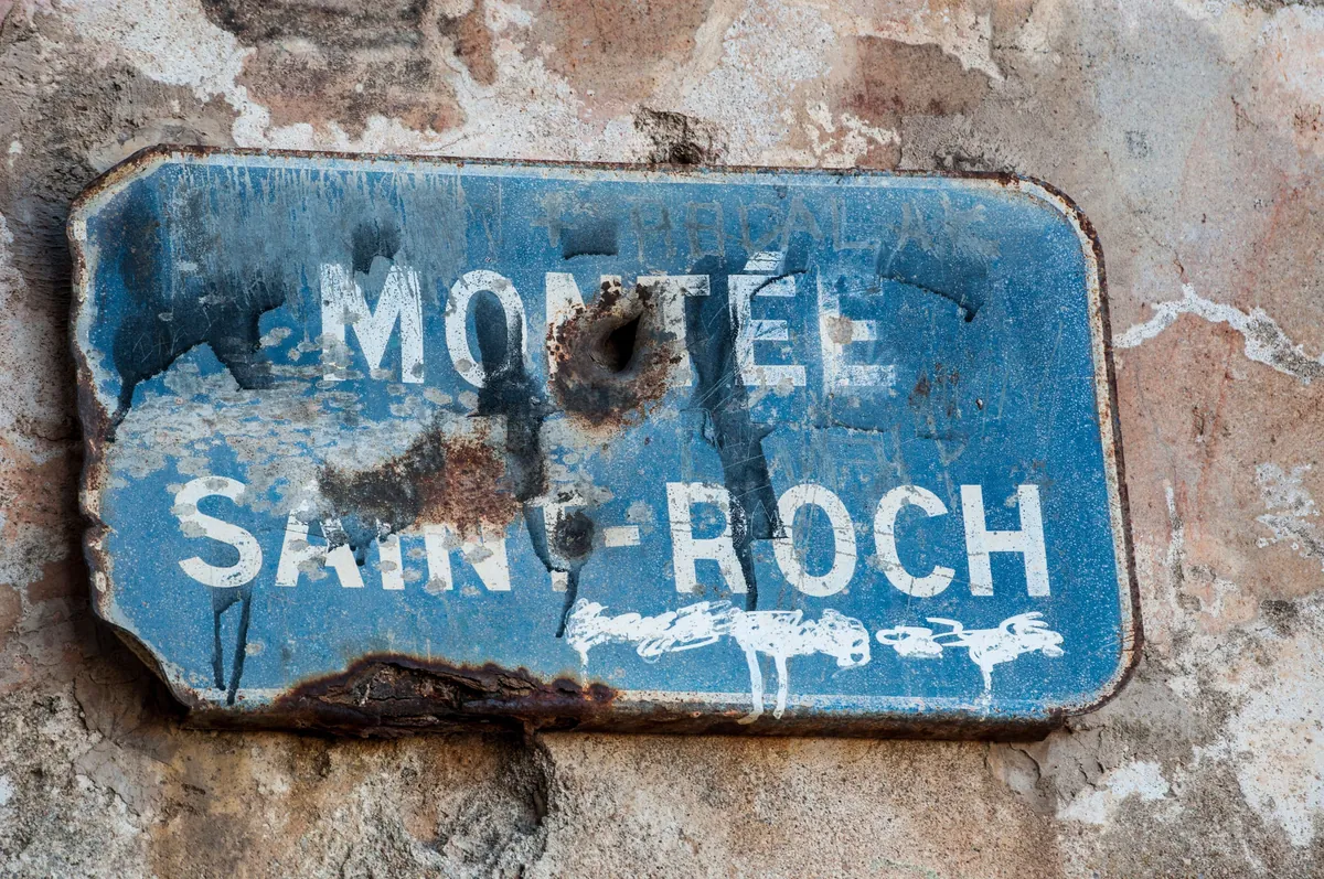 Montée Saint-Roch Bonifacio