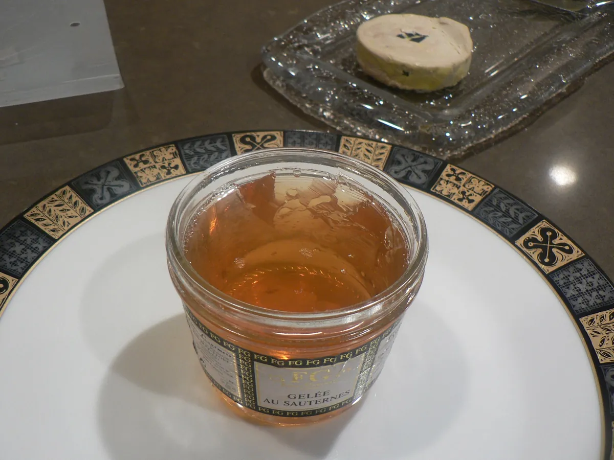 Le confit de vin de Sauternes au safran
