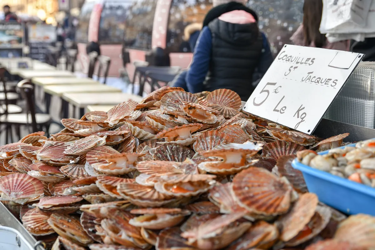 Le marché de Dieppe