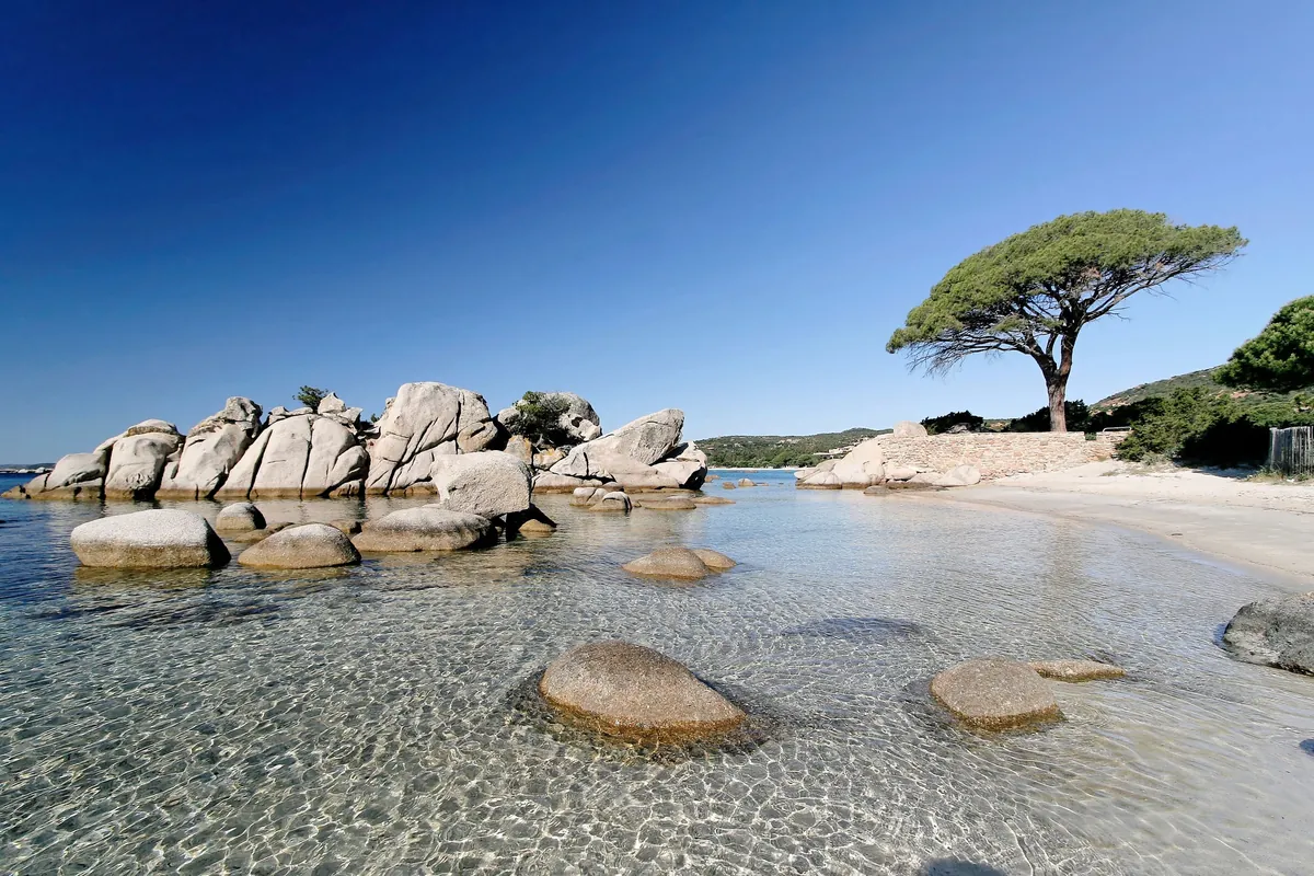 la plage de Palombaggia